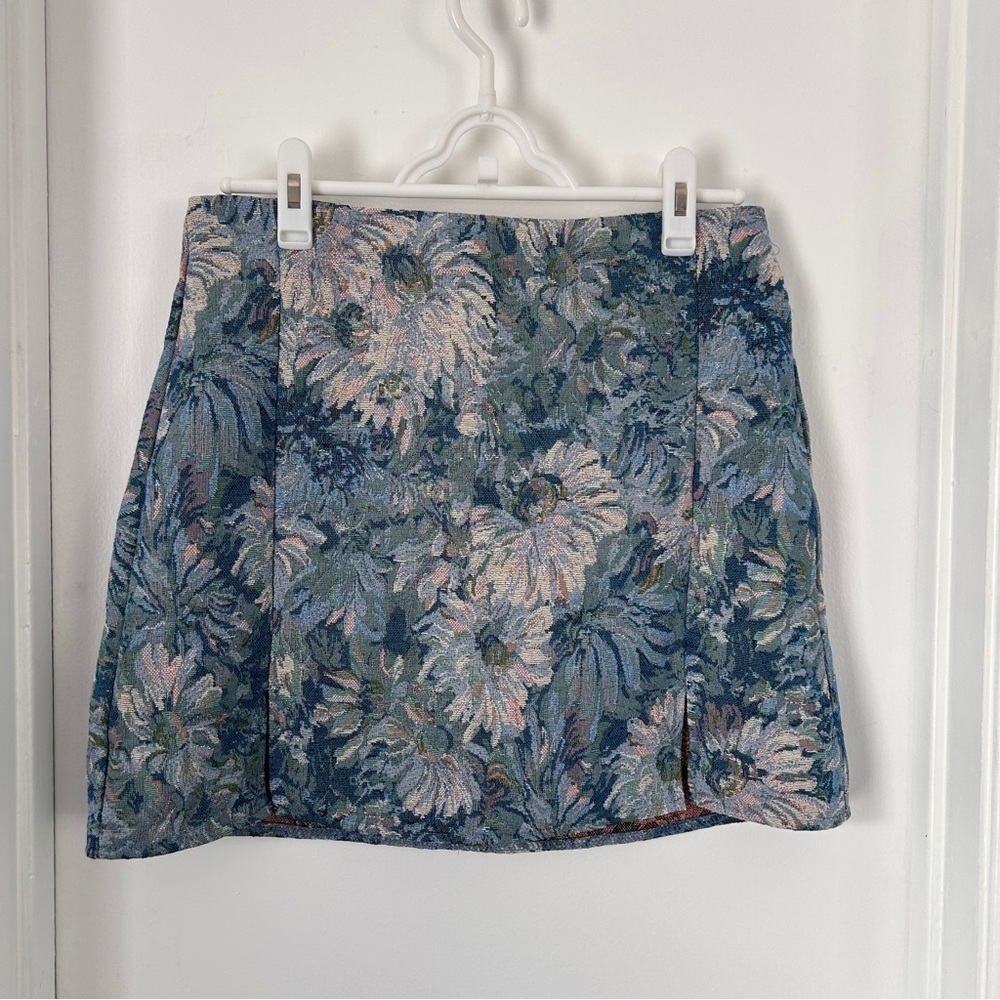 Multicolor Tapestry Skirt